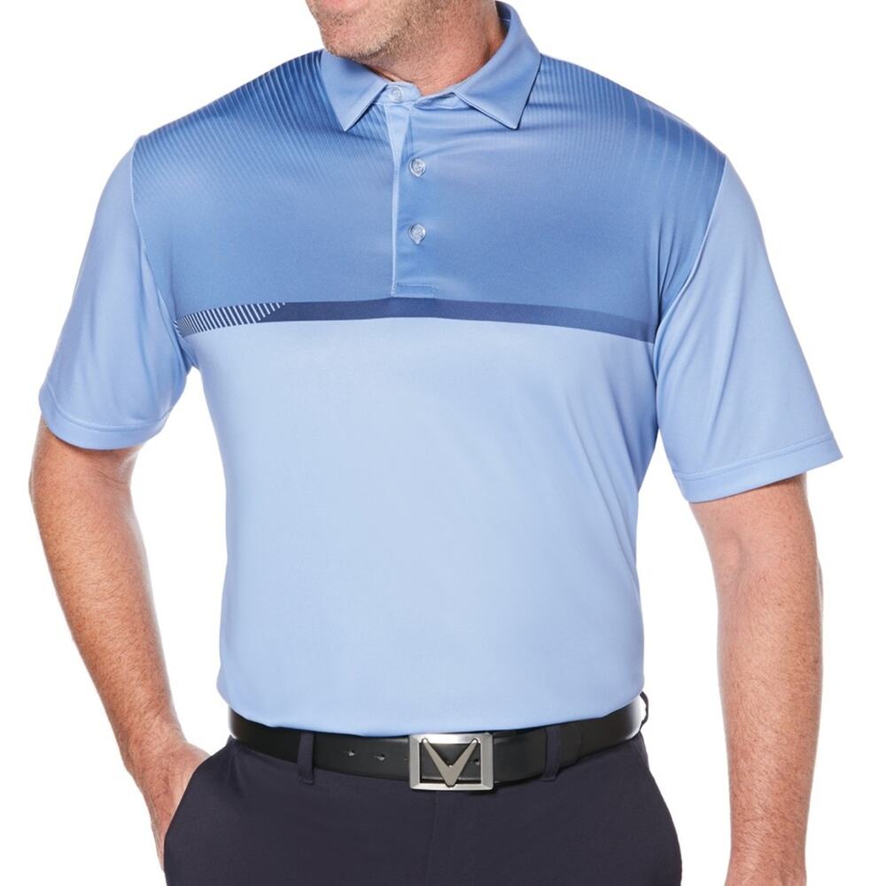 Callaway Modern Chest Stripe Polo Size S